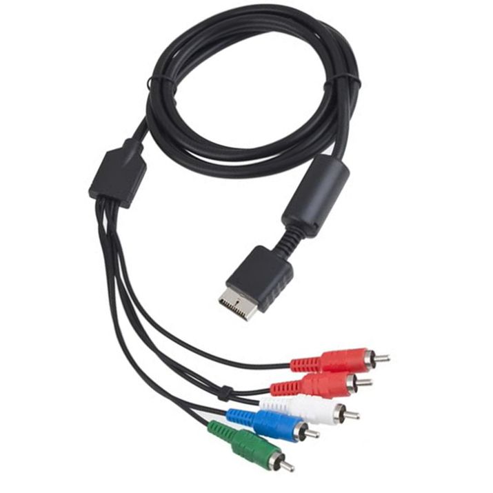 NEW HD Component AV VideoAudio Cable Cord For PS2 PS3 Slim DE eBay